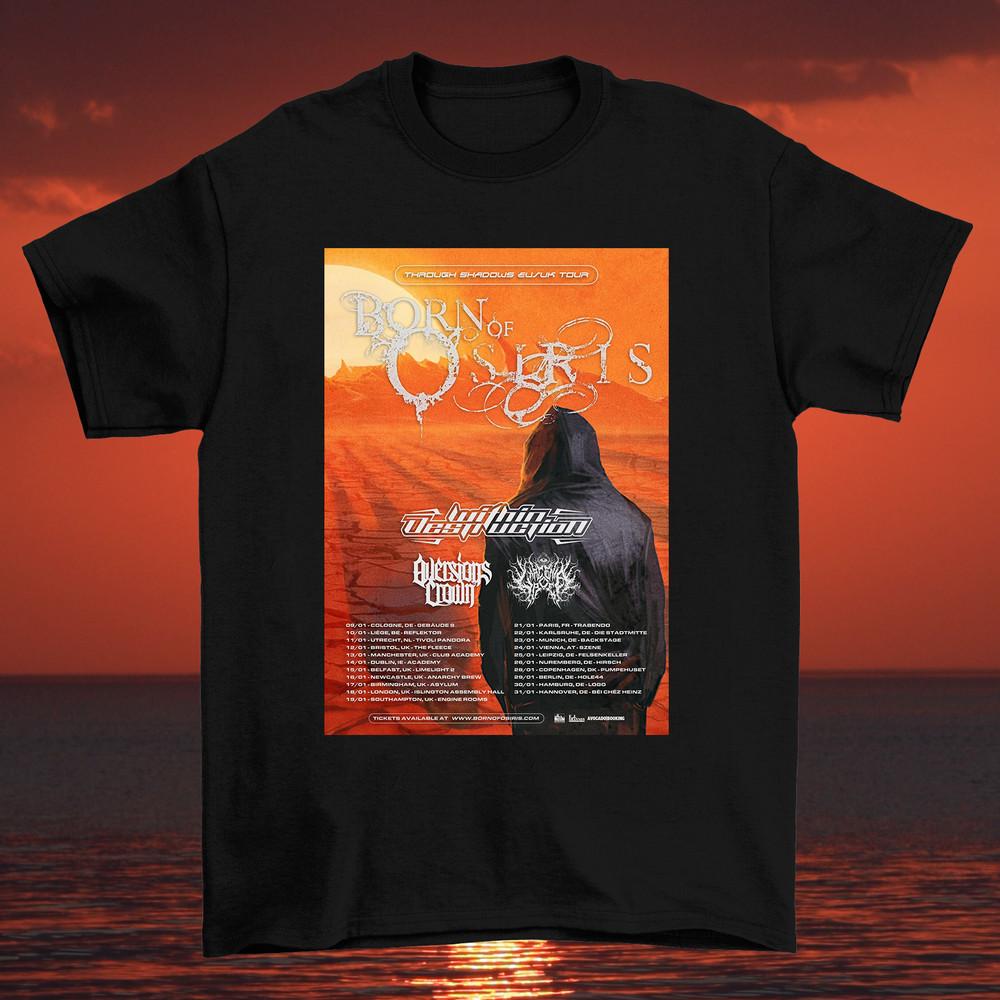 

Born Of Osiris Early 2026 European UK Tour T Shirt Full Size S-5XL Unisex T-Shirt XXXXL