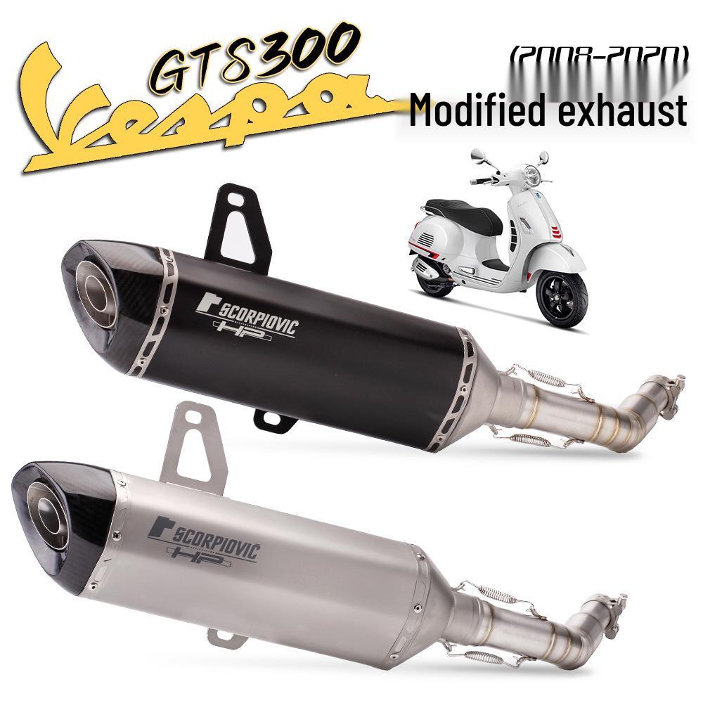 Vespa GTS 300 Scorpion Exhaust Mid-Tail Section for 08-21 Models