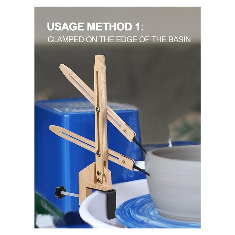 ABKS-Dual Installation Option For Pottery Throwing Gauge Designed For Pottery Wheel& Forming Machines