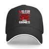V Is For Valentine Video Games Heart Controller Sandwich Baseball Cap Unisex Women Sun Cap Outdoor Workouts Hat