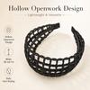 Rope Weaving Wide Headband Hollow Out Bohemian Hairband New Braided Hair Hoop  Beach Wedding