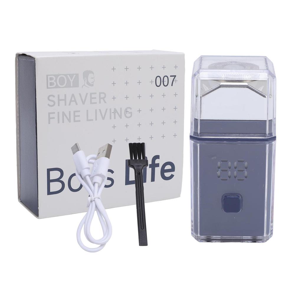 Portable Electric Beard Trimmer for Men Water Proof Digital Display Pocket Beard Trimmer for Travel