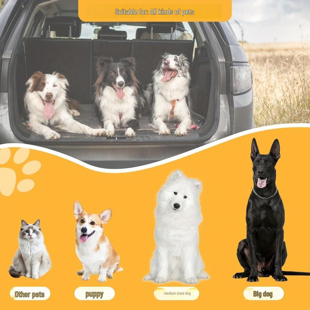 Einziehbarer Hundeautosicherheitsgurt & Leine - Multifunktionales Haustiersicherheitsseil