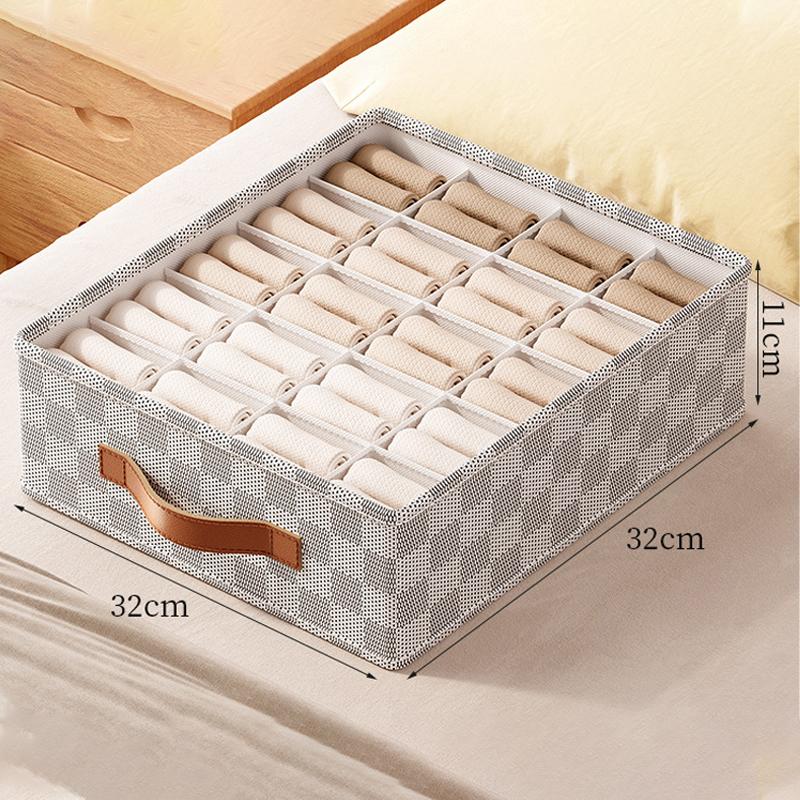 

1 шт. Сумка-органайзер для хранения, Органайзер для нижнего белья для шкафа, Ящик, Носки, Одежда, Шкаф для одежды, Бытовой шкаф для одежды, Классификация