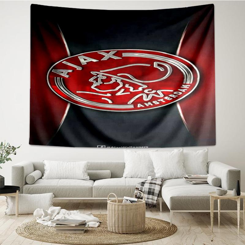 AFC Ajax Emblem Design Tapestry Hanging for Bedroom,Livingroom, Playroom,Decor Art Room Wall Tapestry Holiday and Birthday Gifts