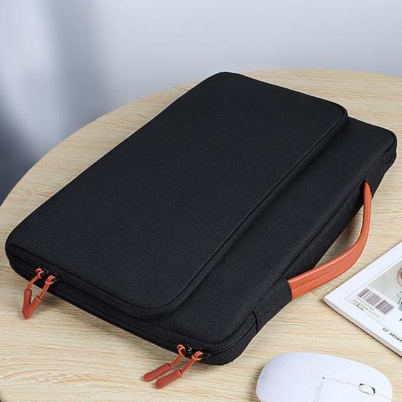 Custodia per laptop Pratica borsa per laptop in tinta unita antiurto Design interstrato Custodia per laptop per tablet Caricatore per custodia per laptop