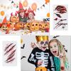 Halloween Temporary Tattoos for Body Decoration 30Pcs Realistic Scars Stickers