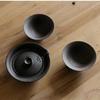 200ml Japoński Ceramiczny Czajnik Czajnik Herbata Gaiwan Filiżanka Herbaty do Puer 1 Miska 2 Filiżanki Zestaw Herbaty Retro Surowe Naczynia Ceramiczne