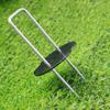 10-20Pcs/Pack Garden Peg Silver Metal U-Shape Garden Staple Garden Ground Nail Film Fixed Pegs Gardening Fixing Tools Film Peg