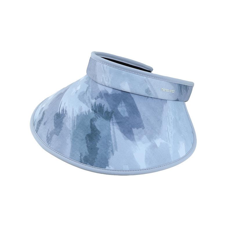 Open-Top Painted Hat Women, Large Brim, Summer Sunshade, Outdoor Sunhat New