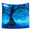 Blue Dream Forest Wall Hanging Bedroom Wall Fabric Living Room Decoration Fabric Background Cloth Hanging Cloth Wall Carpet