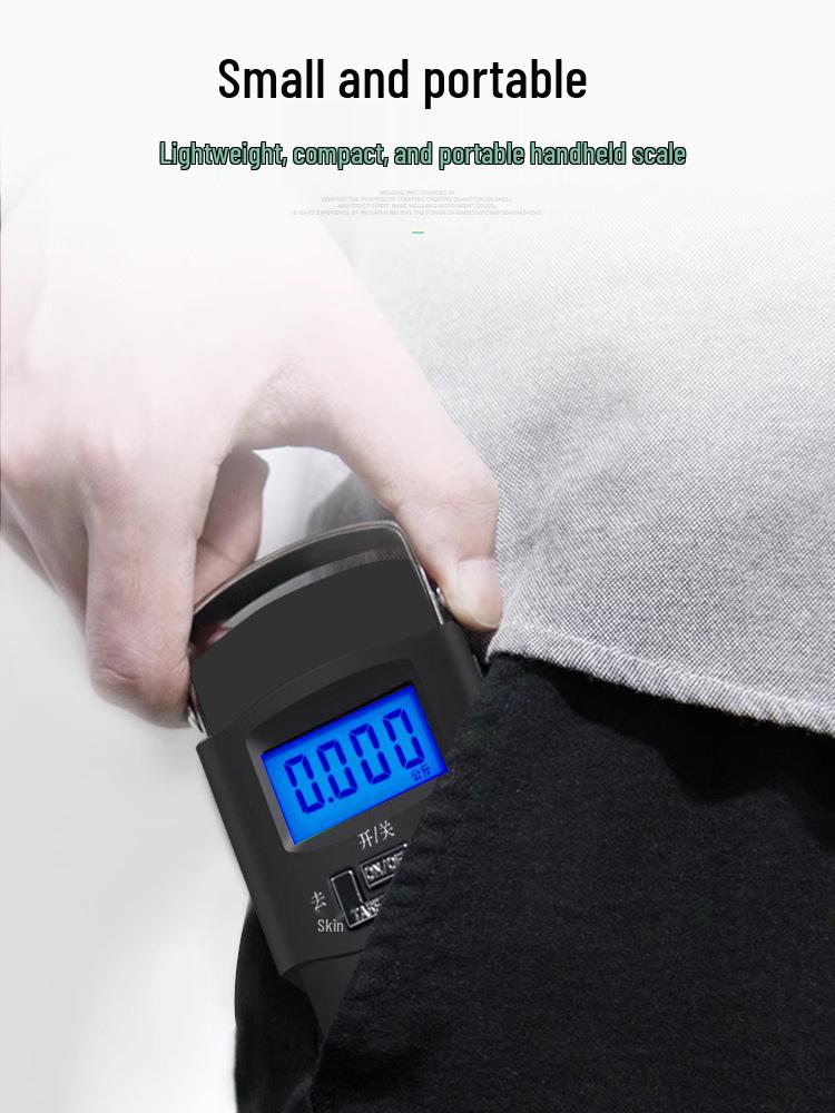 High-Precision Portable Fishing and Vegetable Scale: Compact Handheld Electronic Gram Scale
