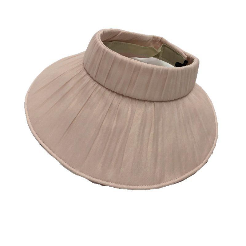 Empty Top Sun Hat Sunscreen Face Mask Sun Hat Female Cycling Big Edge Uv Protection Hat Manufacturer