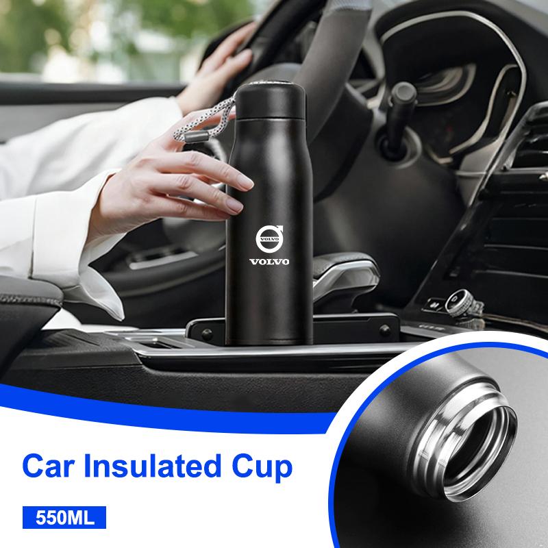 För Volvo XC90 S60 V40 XC60 S80 Rostfritt Stål Bärbar Student Kreativ 550ML Stor Kapacitet Vattenmugg Vattenkokare Personlig Kopp