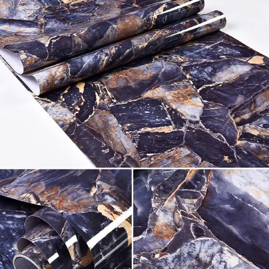 1 Roll Wall Decor Waterproof Self Adhesive PVC Decorative Vinyl Film Marble