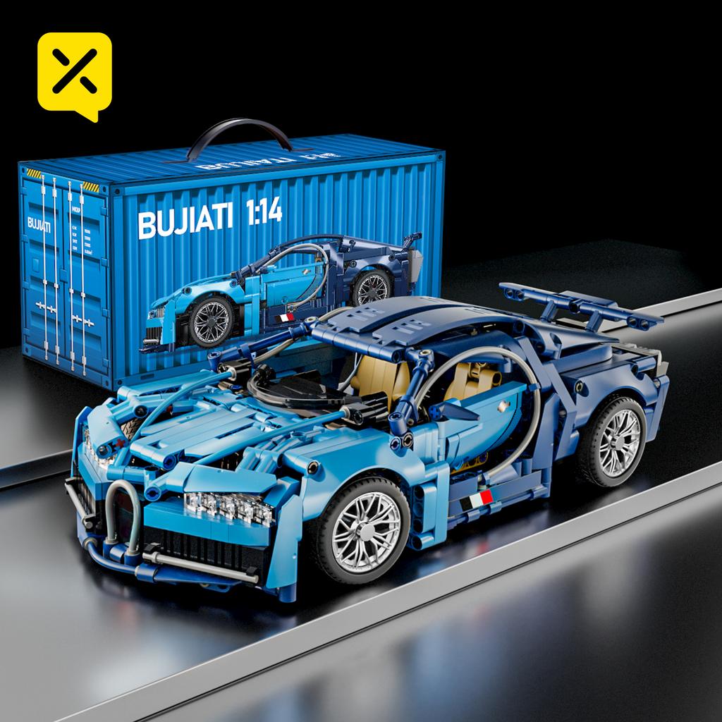 ToylinX 1:14 Supercar Baustein Spielzeug Optionale Power Group 14+ Technologie Design Weihnachtsgeschenk für Erwachsene und Kinder Mit Box