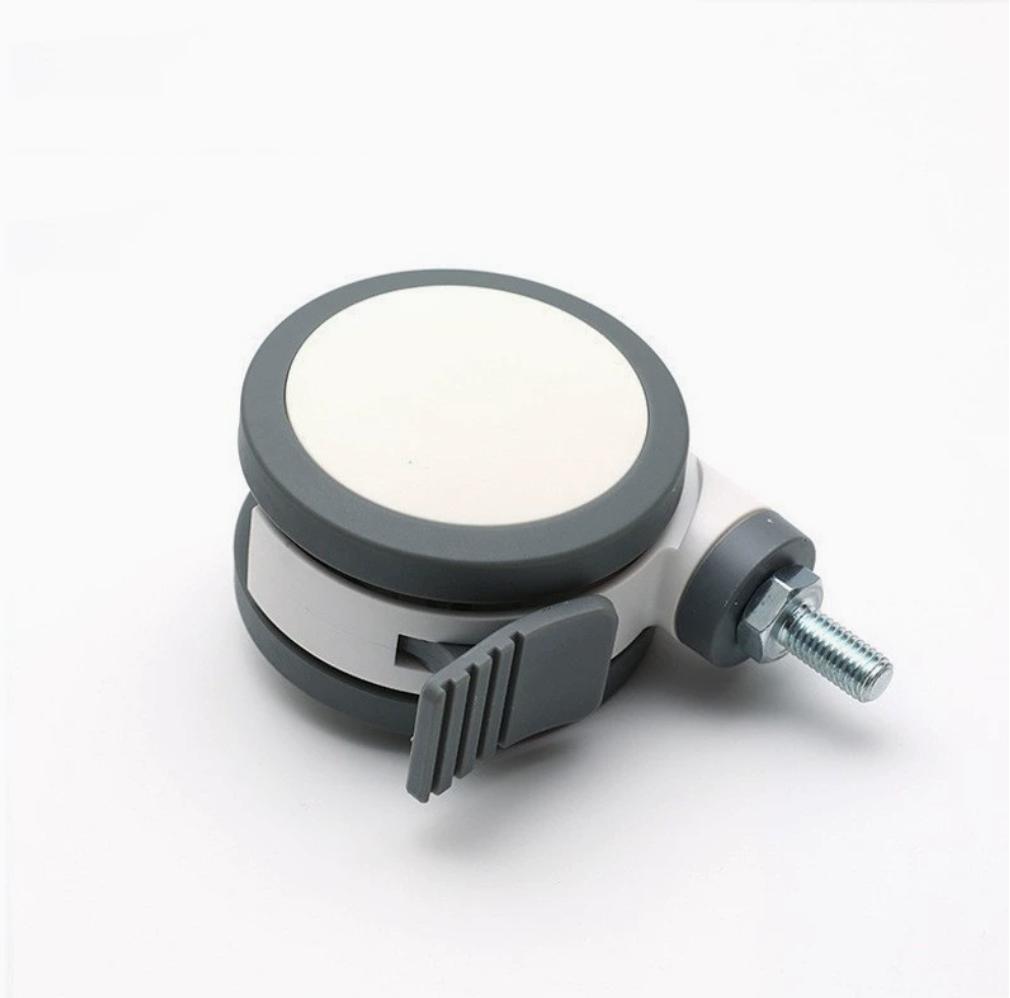 SGY Contemporary Polyurethane 2-Inch PP Wheels Swivel Casters Brake for Office Hotel Hospital Living Room Use Easy Installation
