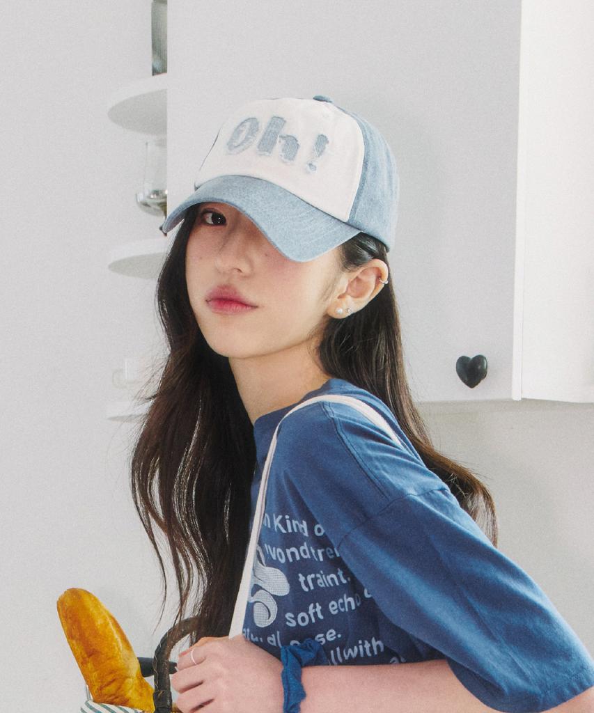 Eobdeulaepeuteu Updraft Oh! Vintage Ball Cap [Blue]