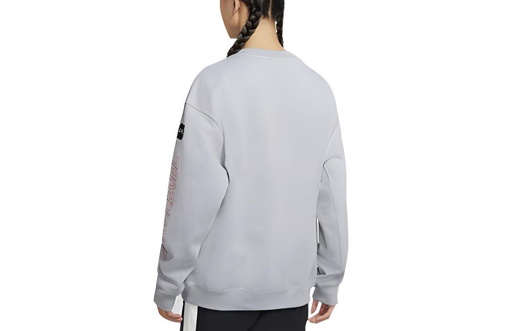 Nike Sweatshirts Men's Gray Crew Neck Moderate Regular DA5005-021