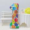 40 Inch Aluminum Foil Number Balloon Colorful 2024 New Year Large Size Balloon Celebration Decoration Party Supplies