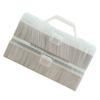 Game Card Organizer Plastic Handheld Flip Lid Large Capacity Transparent Trading Card Storage Box for Home Office