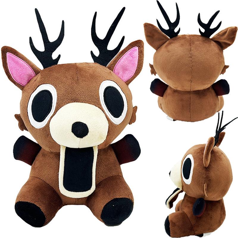 Non-Toxic Instock 99Nights In The Forest Deer Keychain Plushie Doll Game Peripherals Bag Stuffed Decor Toy Plush Cartoon Deer
