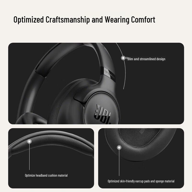 JBL TUNE 730BT Over-Ear Wireless Bluetooth Headphones