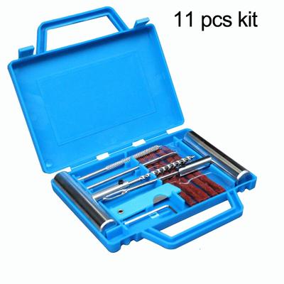 11 Uds coche Van motocicleta bicicleta emergencia resistente neumático sin cámara pinchazo Kit de reparación profesional juego de enchufes Kit de reparación de neumáticos