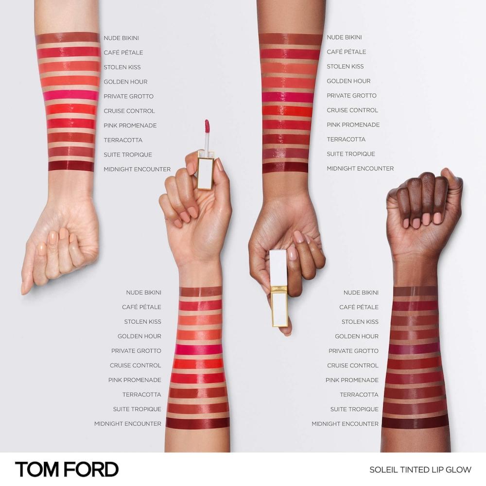 Tom Ford Soleil HiGh Shine Tinted Glow PlumpinG Lip Gloss 0.1 Oz 3.3 G Warm Red