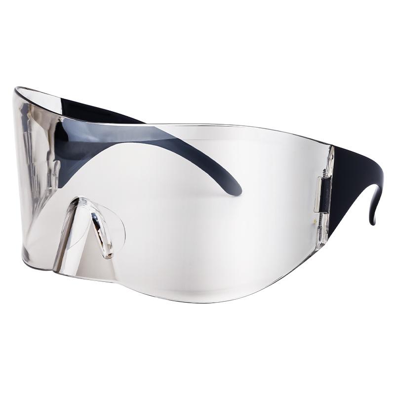 One Large Frame Sunglasses Men'S Sports Cycling Windproof Sunglasses Women'S Shades