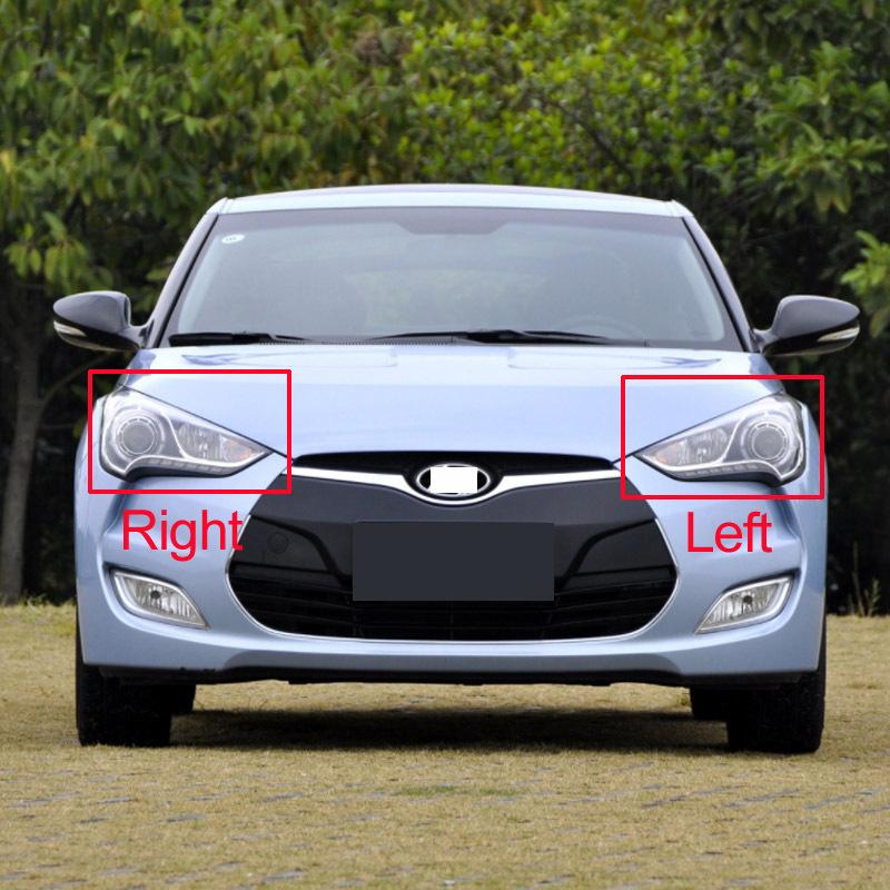 For Hyundai Veloster 2011 2012 2013 2014 2015 2016 2017 Car Headlight Shell Headlight Cover Headlamp Lens Headlight Glass
