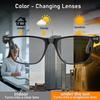 New AI Translation Smart Glasses with Photochromic Lenses Support 160+ Languages Real-time Translation Dual-speaker ENC Call Wireless Music Playback