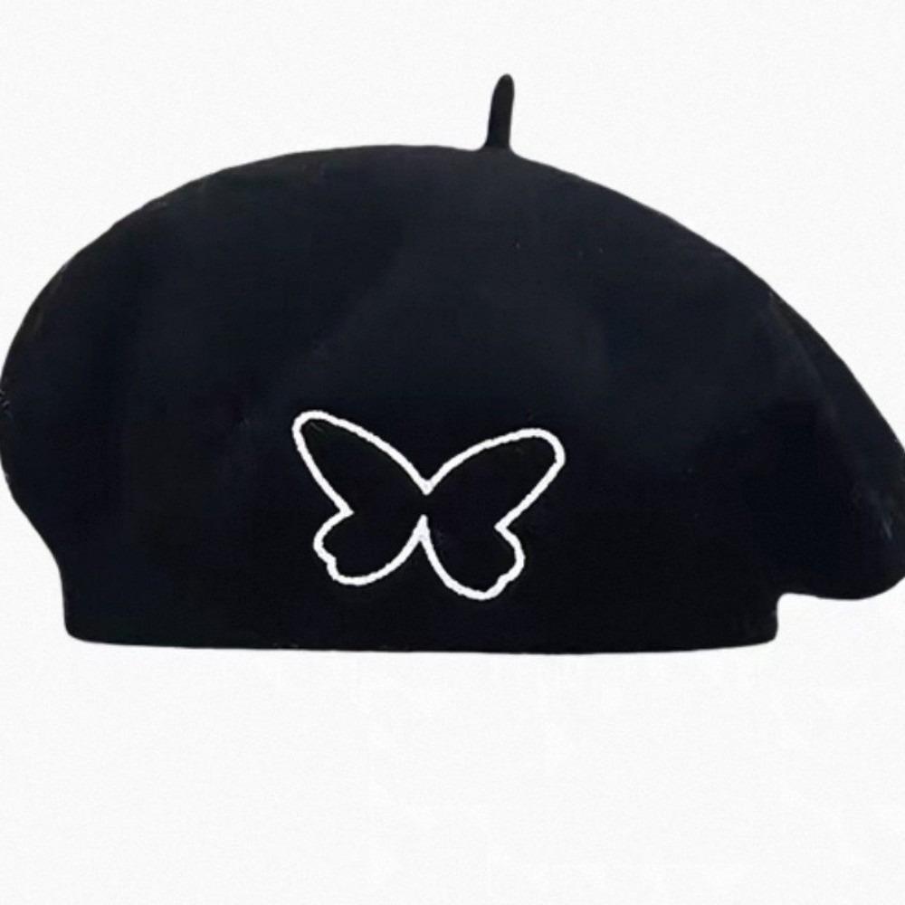 Retro Plain Cap Warm Felt Berets Fashion Winter Wool Berets Hat Lady
