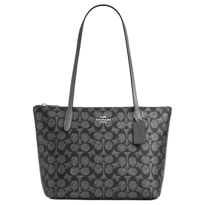 COACH Fiona Coated Canvas Shoulder Bag