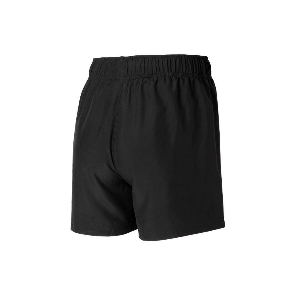 Puma Plain Weave Elastic Waist Straight Loose Casual Shorts Men Bottoms Black 521972-01