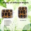 Case For Airpods 1 4 Pro2 3 Pro Pro3 2 Clear Earphone Cases Cover Snakeskin Pattern