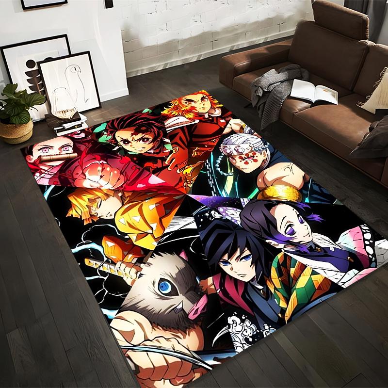 

Anime Pattern Carpet with Vibrant Characters and Colorful Design Suitable for use as an anti-slip for living room bedroom sofas 40x60cm( 15x23in )