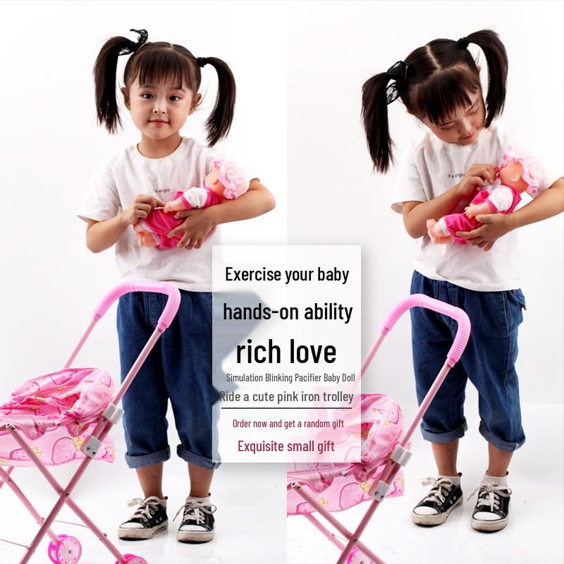 Dollhouse Stroller: Pretend Play Toy for Children