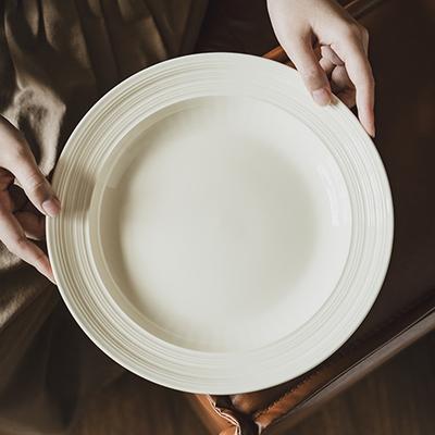 High-Value Ceramic Tableware Kit, Youge Series Household Bowls And Plates, Simple Large Plates, Soup Bowls, Vegetable Plates, Rice Bowls