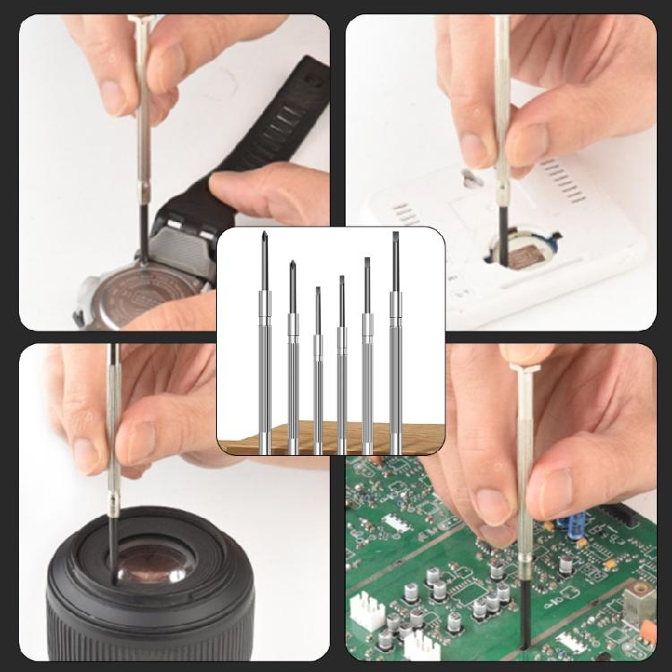 6Pcs Precision Screwdriver Set Magnetic Small Screwdriver Set Hand Tool for Repairing Computer Eyeglass Phone Watch