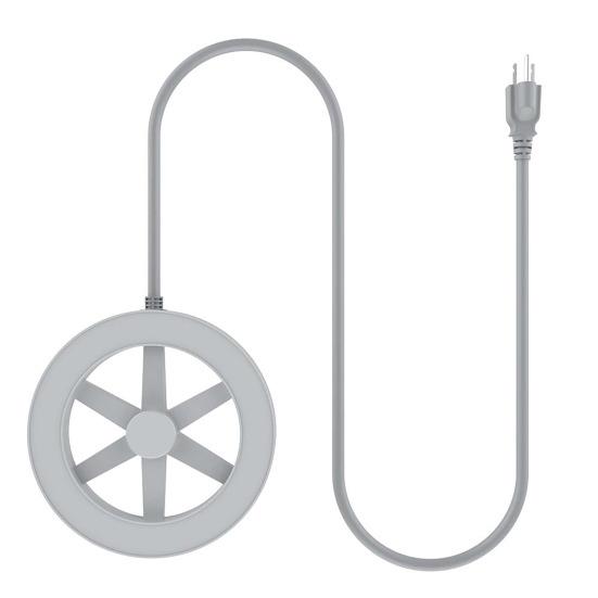 70W Pond De-Ice Heater Thermostatically Controlled Energy-efficient Bird Bath Ice Melter Anti-rust Bird Bath Heater