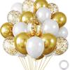 30-Piece Colorful Metal Sequin Balloon Set for Party Decorations