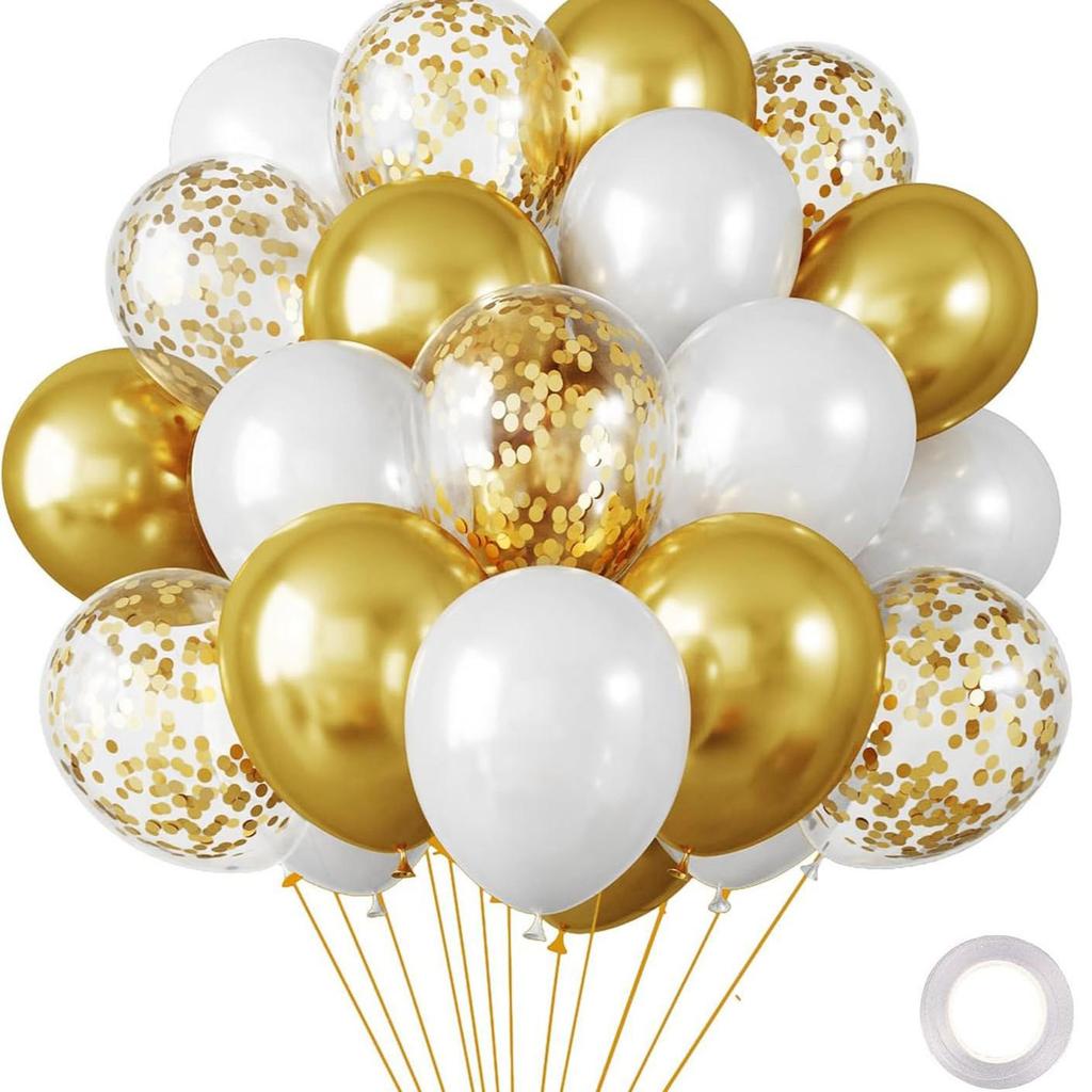 30-Piece Colorful Metal Sequin Balloon Set for Party Decorations