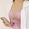 Adjustable Long Phone Lanyard Fluorescent Mobile Phone Chain Cell Phone Strap  Key Strap