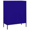 vidaXL Lagerschrank Marineblau 80x35x101,5 Cm Stahl