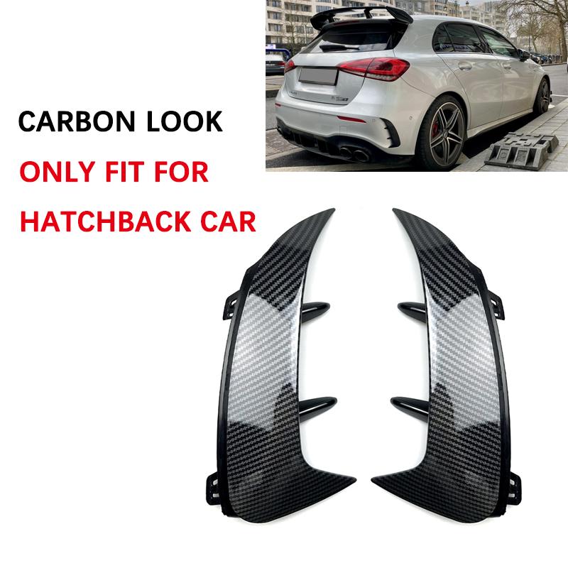 Fit For Mercedes-Benz Accessories CLA W177 Hatchback A45 A35 A180 A200 A220 AMG 2019+ Rear Bumper Spoiler Side Canard Air Vent C
