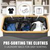 Wood Laundry Hamper Foldable With Lid & Liner Bag Storage Basket