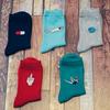Unisex Autumn Winter Funny Cartoon Solid Color Elastic Cotton Middle Tube Crew Socks Creative Socks