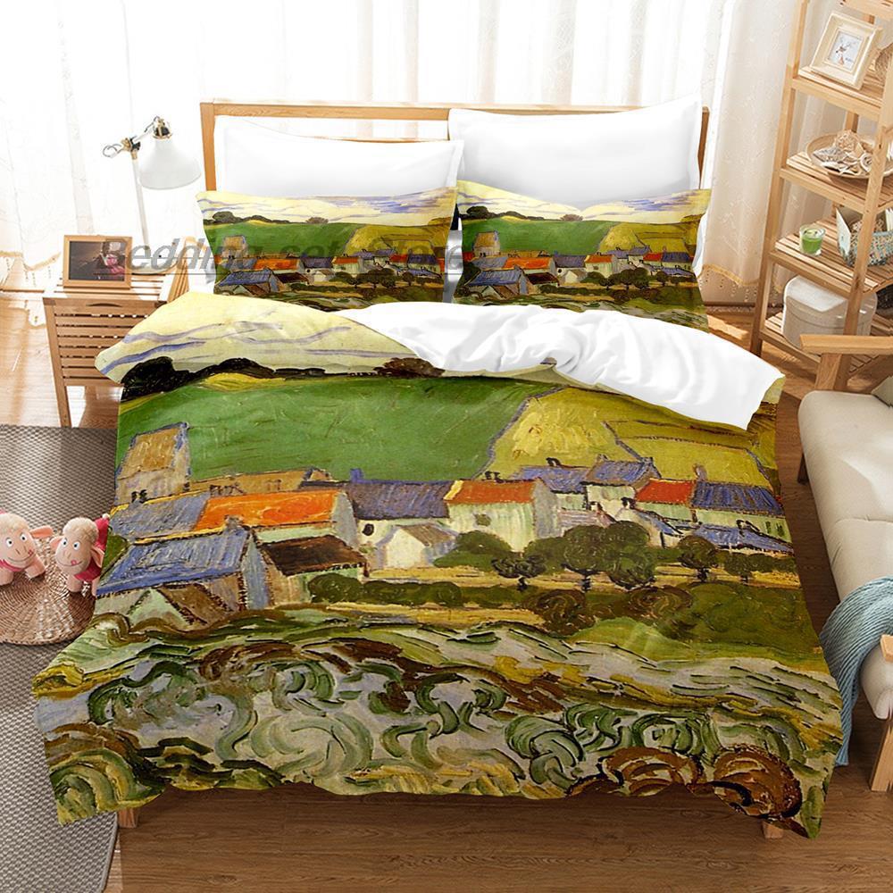 Fashion Technology Printing, 3D Digital Printing, Bedding, Duvet Covers, Pillowcases, Three-piece Sets