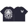 Game Hollow Knight Print T-shirt Men Women Fashion Vintage Short Sleeve T-shirts Summer Casual Cotton T Shirts Streetwear